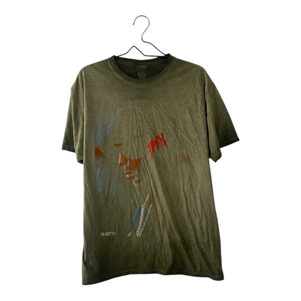 DMX Year of the Dog Green Short Sleeve Graphic T Shirt Men’s Size Large Tee NEW